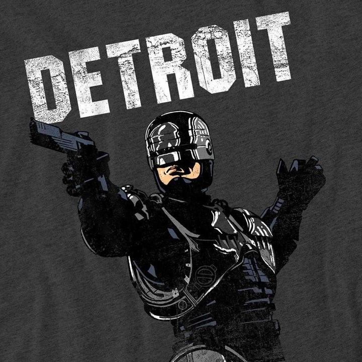 Produktbild Robocop Detroit TShirt meliert (M)