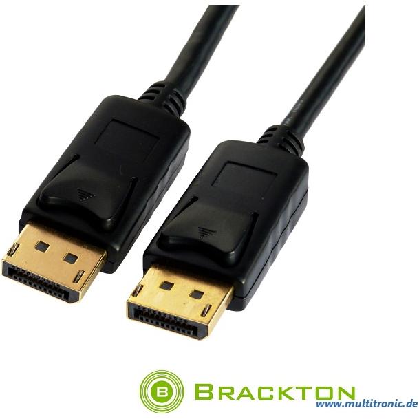 Brackton 4K Display Port (2 m, DisplayPort), Video Kabel