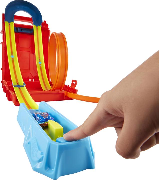 Actual product image Hot Wheels Track Builder Unlimited Canister Stunt Box