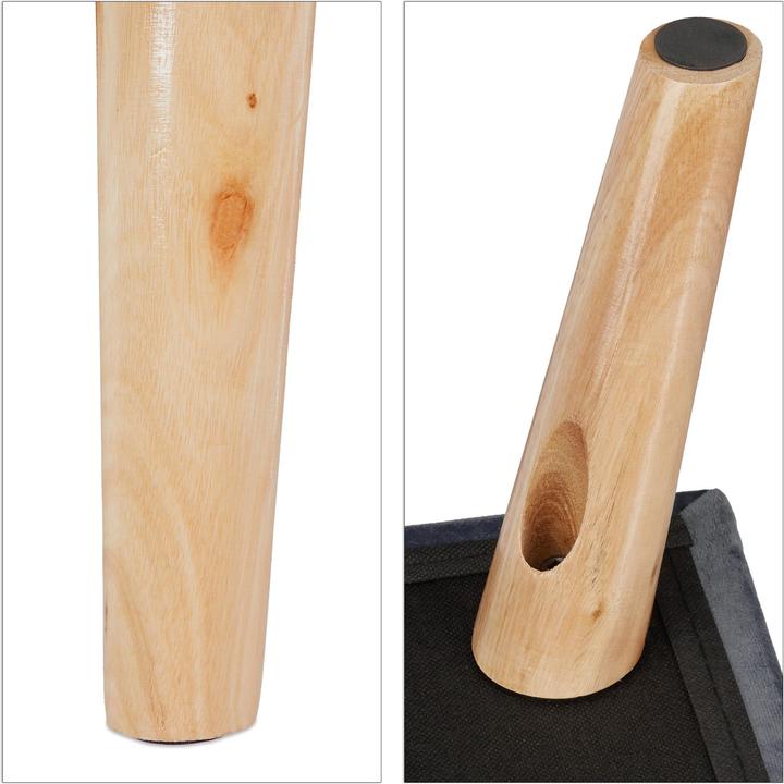 Image du produit Relaxdays Tabouret velours