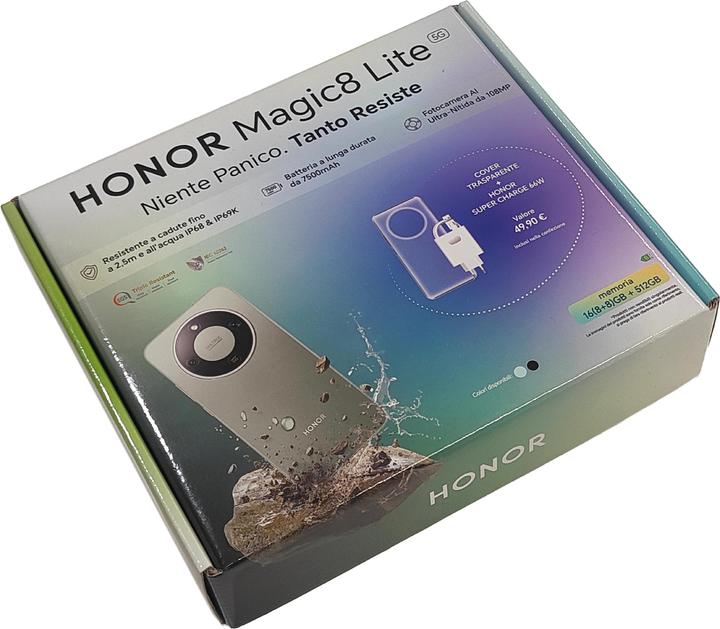 Actual product image Honor Magic8 Lite 5G (512 GB, Black, Midnight Black, 6.79", 5G)