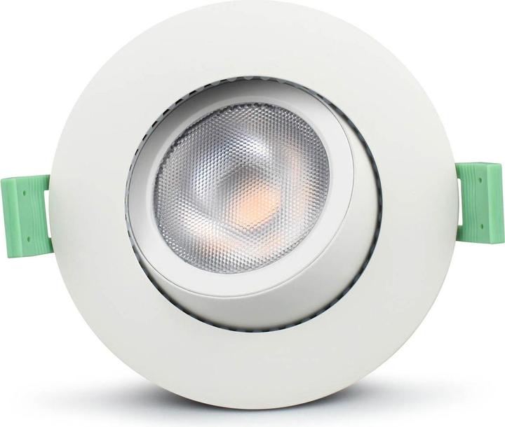 Produktbild JTI Ellen Einbaudownlight Dim-to-Warm 520lm IP65 1er-Pack Weiss (540 lm)