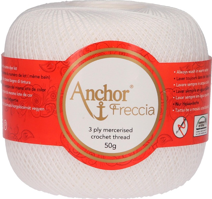 Actual product image Anchor Freccia, 3-ply, 50g, approx. 510m, size 20 (510 m)