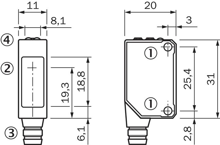 Produktbild Sick WL8G-P2231 (3 m)