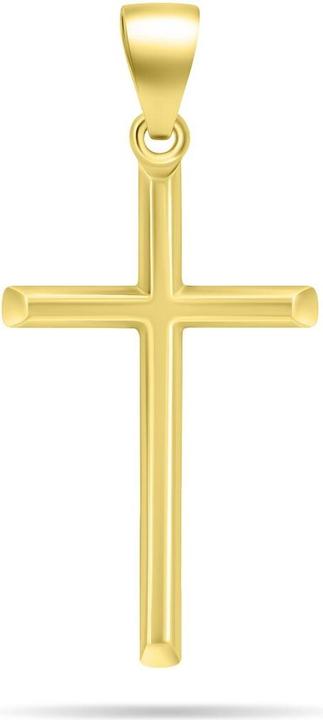 Produktbild Brilio Silver - Timeless gilded cross pendant PT41Y
