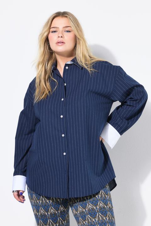 Immagine prodotto Studio Untold Camicia a righe dal taglio oversize con dettagli (50, 52)