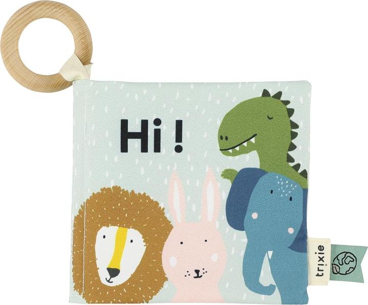 Playbook DINO Rexi – Libro Gioco Morbido Per Passeggino Con Dinosauro, Specchio E Cigolii – Stimolo Sensoriale Neonati