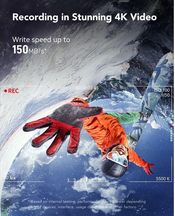 Actual product image Lexar Professional Silver Plus (1000 GB, microSDXC, U3, UHS-I)