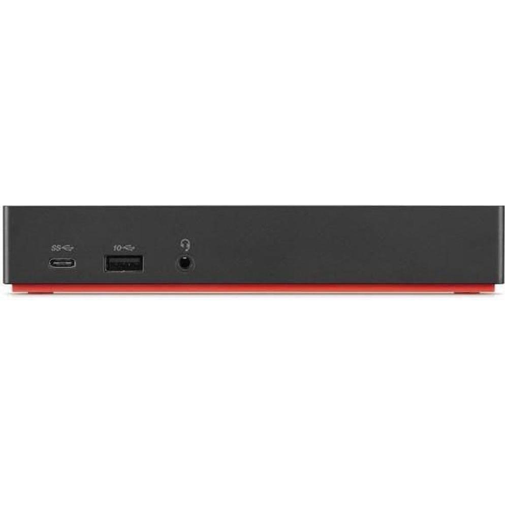 Lenovo ThinkPad USB-C Dock Gen2 (USB-C, 6 Ports), Dockingstation + USB Hub, Schwarz, Rot