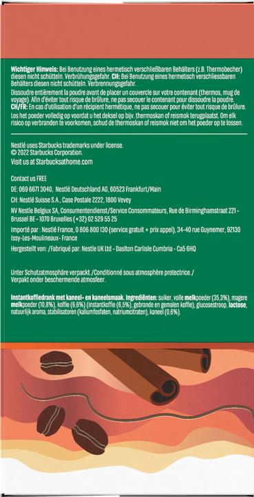 Produktbild Starbucks Cinammon Dolce Latte (145 g)
