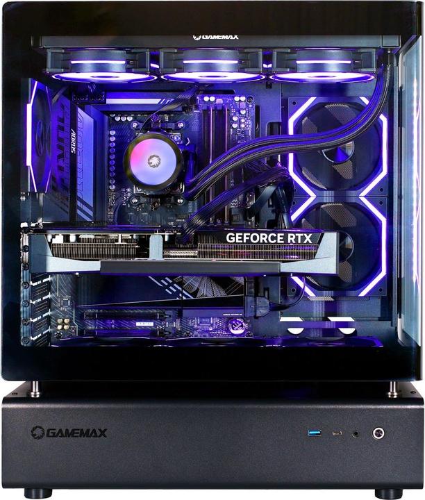 Actual product image Hyrican Gamemax N80 BK 7410 Ryzen 7 9800X3D 32GB/2TB SSD RTX 5080 Win11 (2000 GB, 32 GB, AMD Ryzen 7 9800X3D, GeForce RTX 5080)