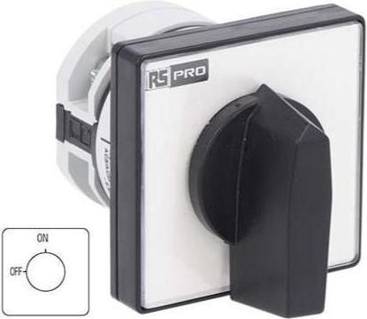 Image du produit RS PRO Commutateur à cames, 2 contacts, 2P, 20A