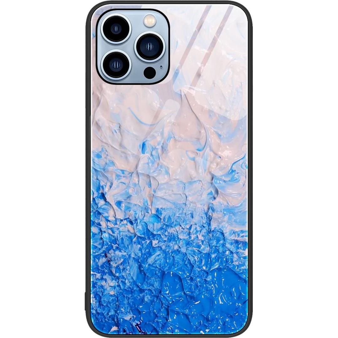 König Design Hülle Handy Schutz für Apple iPhone 12 13 14 Pro Max mini Plus Case Glas Cover (Apple iPhone X), Smartphone...