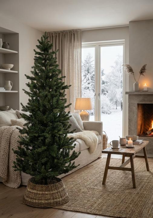 Productafbeelding Black Box Trees 185 cm Realistic Gray Christmas Tree (185 cm)