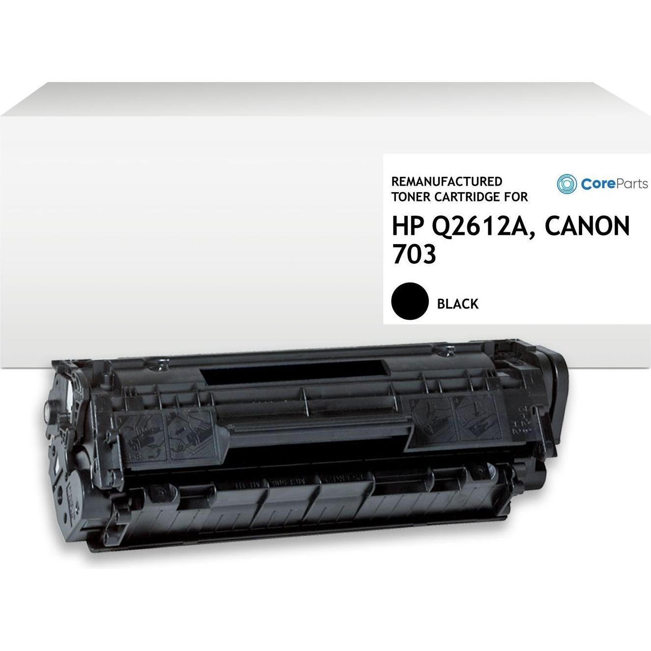 CoreParts, Toner, Lasertoner for Canon Black