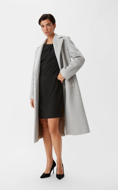 Produktbild Comma Kleid Crêpe-Kleid mit Knotendetail (36)