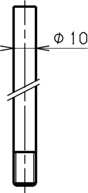 Produktbild MSL Rundstangen 1825 für Einlass-Hebelkantenriegel (1 Stk.)