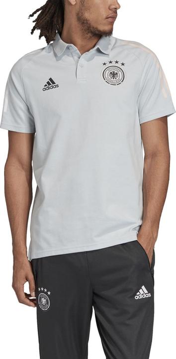 Produktbild adidas DFB Poloshirt EM 2020/2021 (Grösse: S, clear grey) (S)