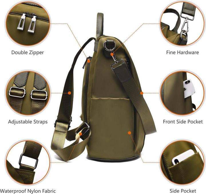 Produktbild Only-Bags.Store Rucksack Wasserdichtes Nylon Schulranzen