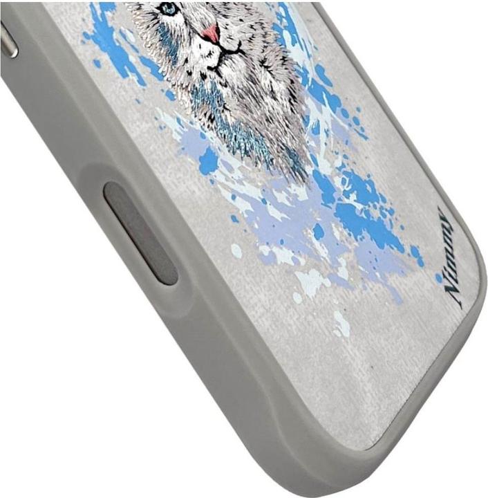 Actual product image Uniq Nimmy Panther MagSafe case for iPhone 16 Pro light grey (Apple iPhone 16 Pro)