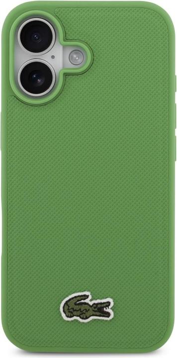 Productafbeelding Lacoste - Hardcase Iconic Petit Pique MagSafe (LCHMP17SPVCN) - iPhone 17 - Green (Apple iPhone 17)
