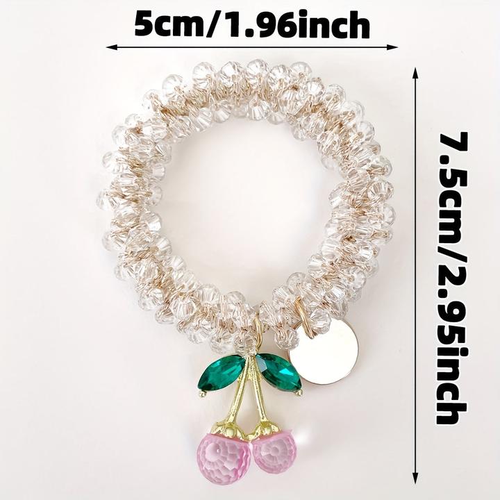 Immagine prodotto Activity Board 2 pc bunte Strassstein verschönert, Mode Kirsche Haar-Accessoire (2 pz.)