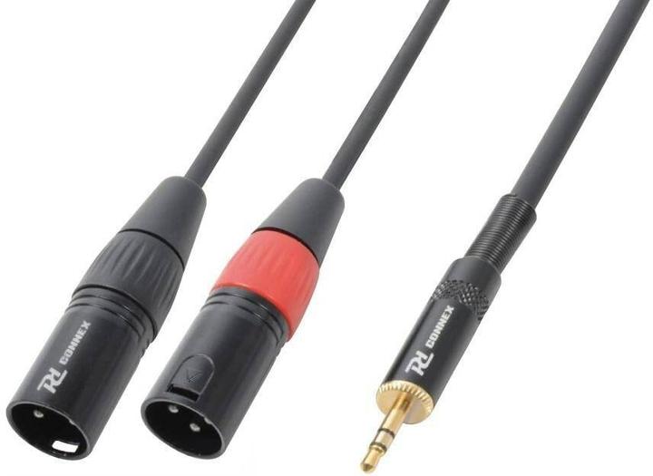 Produktbild PD Connex CX70-3 XLR 3 Pole, male - 3.5 mm Klinke 3 m (3 m, AUX Kabel, XLR Kabel)