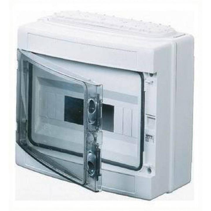 Actual product image Gewiss GEWI GW40103 Small distribution board with transp. door IP65 298x260x140mm 1x12TE without P