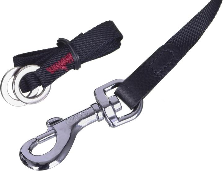 Actual product image Flexi Glam Composition with Swarovski crystals M - Dog Retractable Leash - 5 m - Black (M, Dog, Walks)