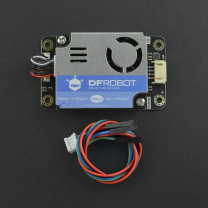 Actual product image DFRobot Gravity PM2.5 Air Quality Fine Dust Sensor