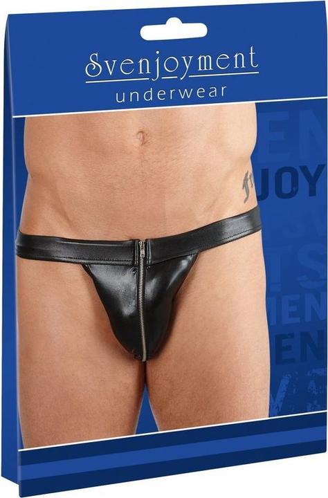 Produktbild Svenjoyment Wetlook Slip mit Zip (XXL)