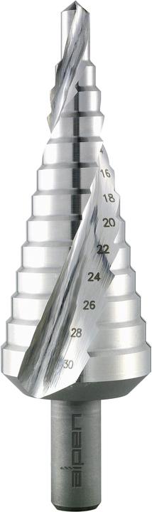 Actual product image Alpen HSS step drill size 4 Ø 6-37 PG7-29 (37 mm)