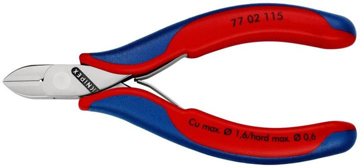 Immagine prodotto Knipex Tronchese laterale per elettronica 77 02 115 SB (115 mm)