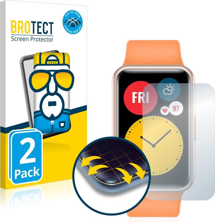 Productafbeelding BROTECT Volledig bedekkende screen protector (Horloge Fit)