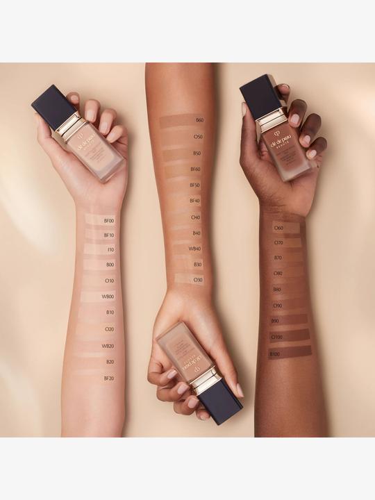 Actual product image Clé De Peau Radiant Fluid Foundation Matte WB40 (WB40 - Light Tan Rose)