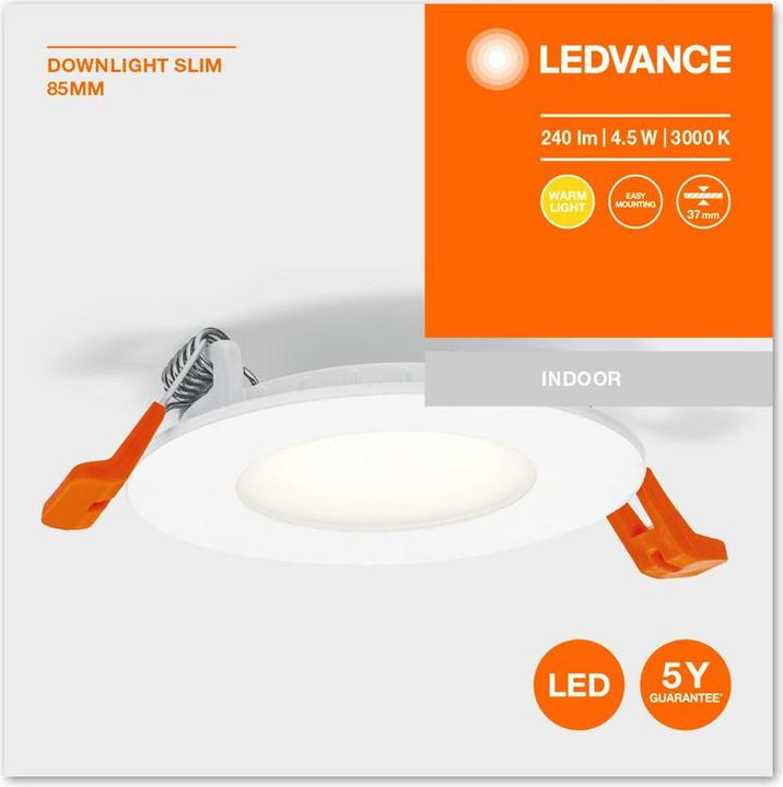 Immagine prodotto Ledvance Spot e Downlight a led da incasso Slim (240 lm)