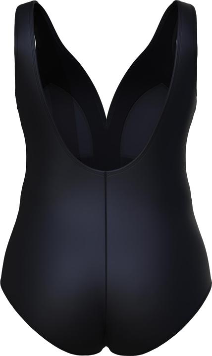 Image du produit Ulla Popken Maillot de bain à bonnets souples, profond décolleté en V, imprimé baroque (44)