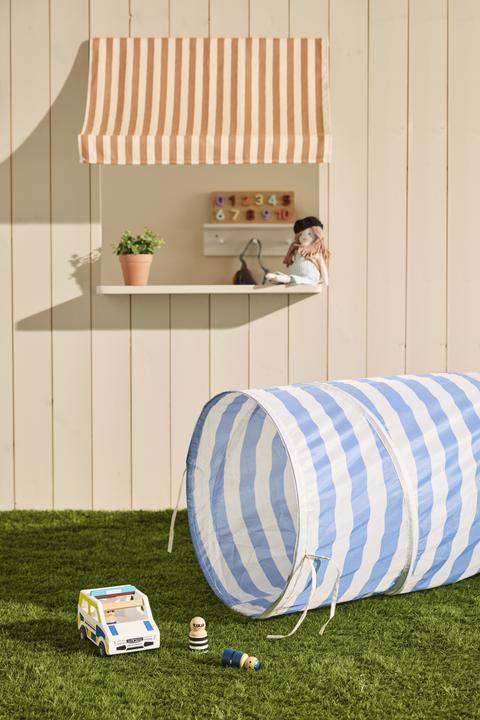 Produktbild Kids Concept Spieltunnel Streifen blau