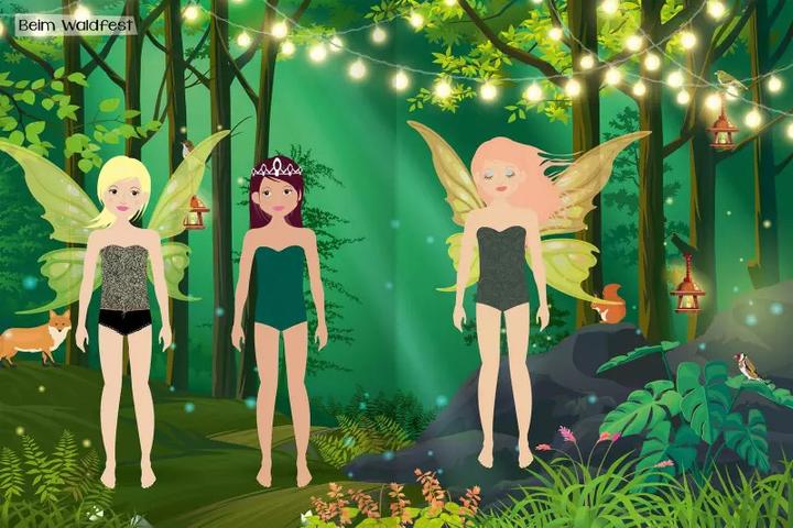 Produktbild Sticker-Anziehpuppen Auf dem Feenball