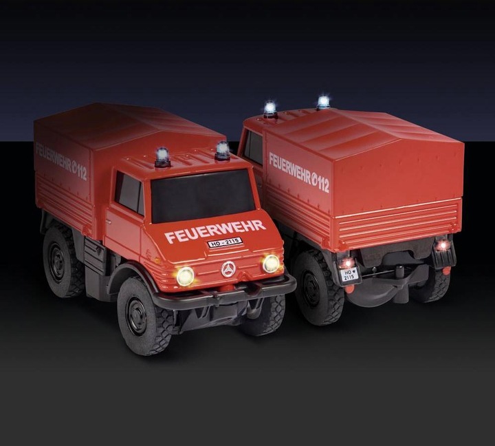 Produktbild Carson MB Unimog U406 Feuerwehr Elektro Brushed 1:87 100%-RTR (RTR Ready-to-Run)