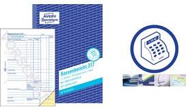 Actual product image Avery Cash report (40x)