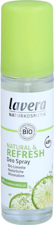Actual product image A-Z Medica Lavera, Deodorant Spray with Organic Limound and Minerals, 75 ml (Spray, 75 ml)