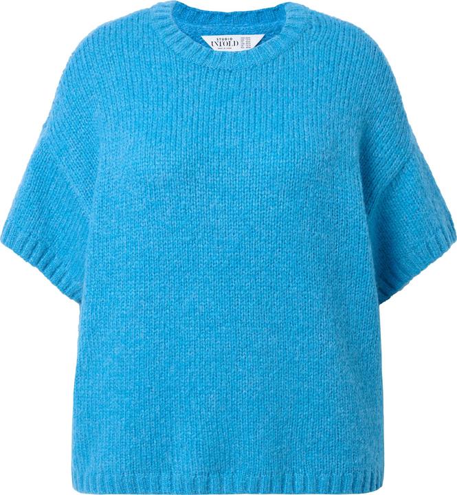 Actual product image Studio Untold Pullover, Oversize Shape, Fancy-Strick, Halbarm (46, 48)