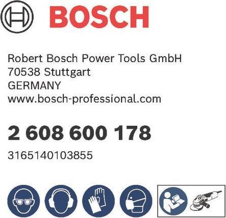 Produktbild Bosch Professional Zubehör Carbide-Schleifköpfe, 115 mm, Feinheitsgrad grob, Scheibenform schräg (Grob)