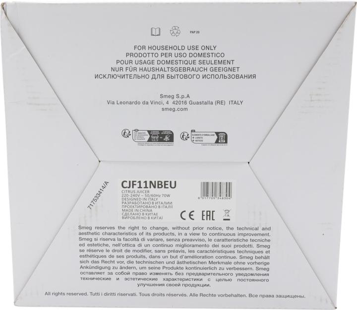 Produktbild Smeg Zitruspresse CJF11NBEU
