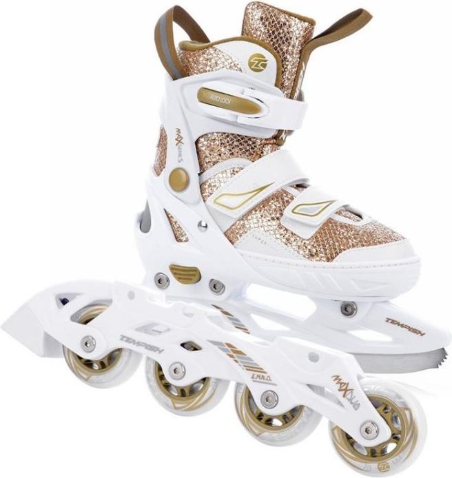 Produktbild Tempish Verstellbare Schlittschuhe Enbo Duo Girl Gold Jr (40)