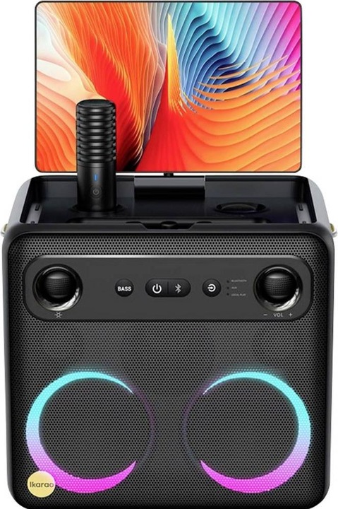 Ikarao Karaokebox Break X2 10" Screen 2 Mikrofone, 600W