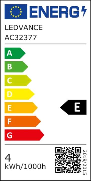 Energie-Label Ledvance LED-Globelampe (E27, 470 lm)