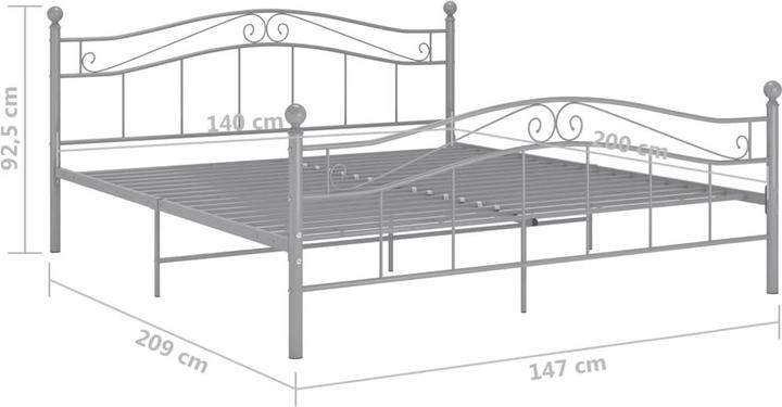 Immagine prodotto vidaXL Bettgestell (140 x 200 cm)