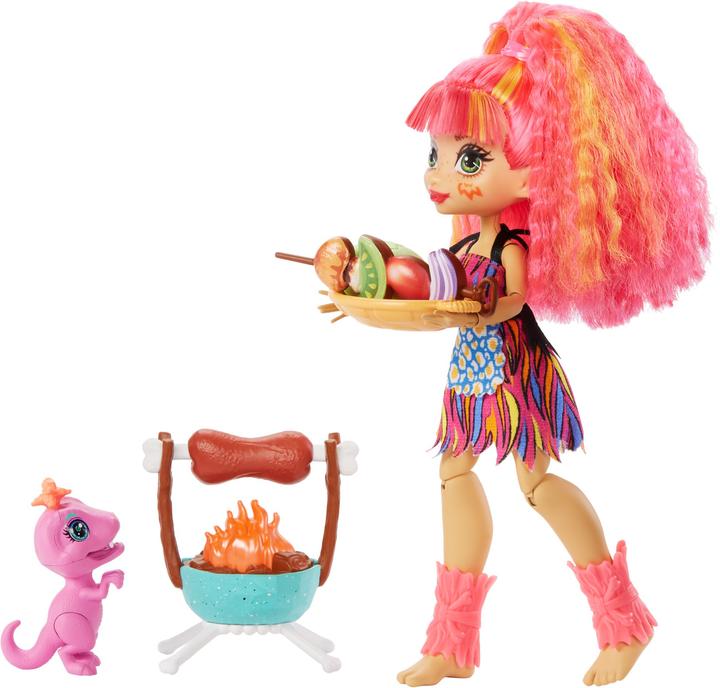 Actual product image Cave Club Wild About Bbqs Playset + Emberly Doll